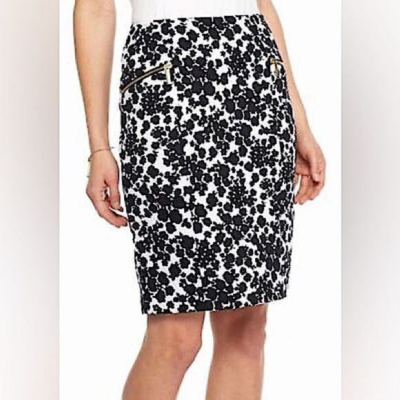 MICHAEL Michael KorsFloral Print Pencil Skirt NWOT - Picture 1 of 5